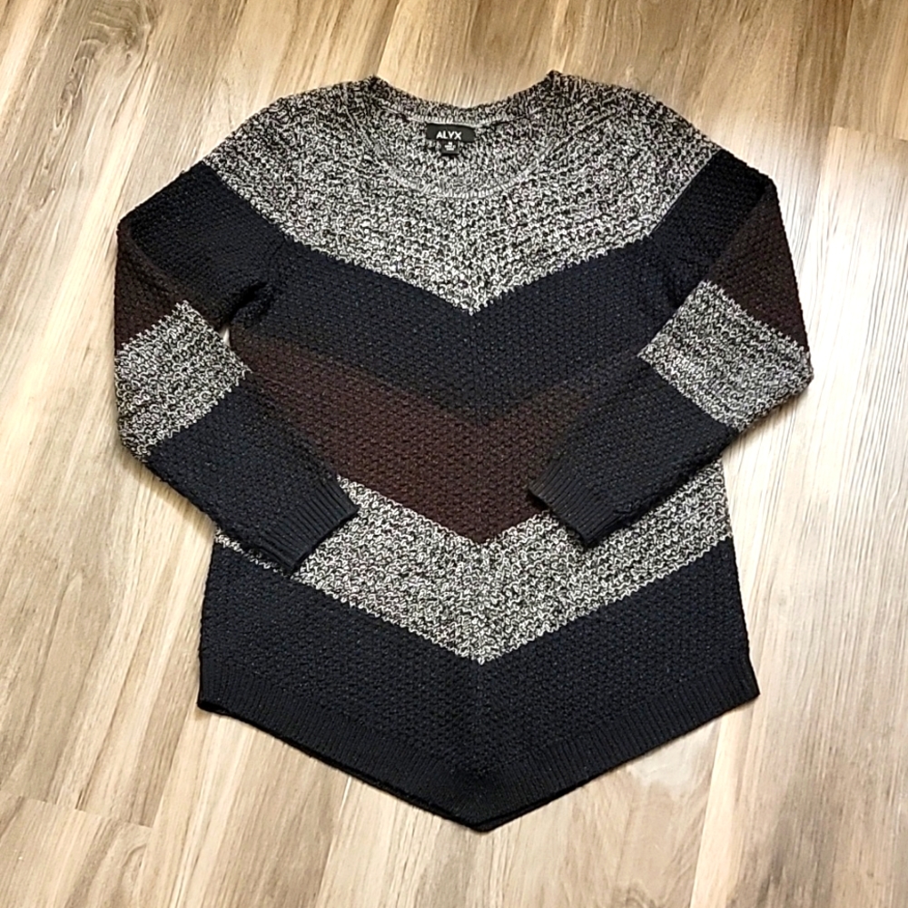 Alyx Chevron Sweater Women's Size Medium